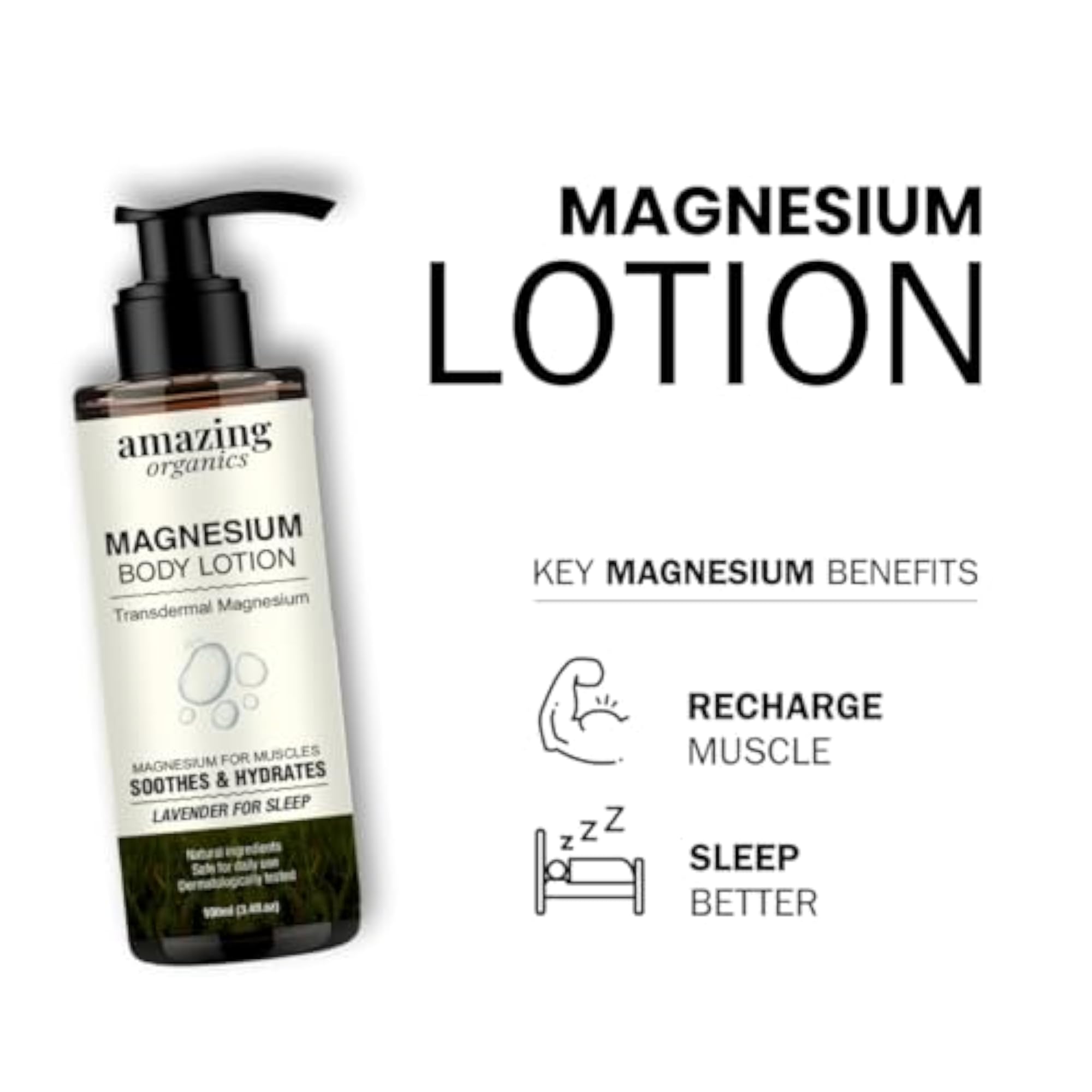 Magnesium Body Lotion for Relief and Relaxation