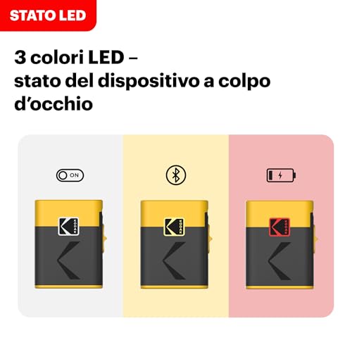 Kodak Label Era Regalo Di Natale M50 Label Maker Machine, Giallo - 7