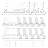 100 Pcs Hanging File Folder Tabs and 100 Pcs 2 Inch Inserts Labels, Plastic File Folder Tabs for Hanging Folders Files, Marking Folder