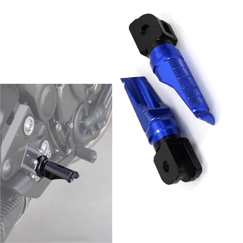 Pegs Zubehör 1 Paar Motorrad-Fußrasten Vorne, Zubehör Für Suzuki GSX-R125 GSX-R1000 / R GSX-S125 GSX-S750 2017 2018 2019(Blu)