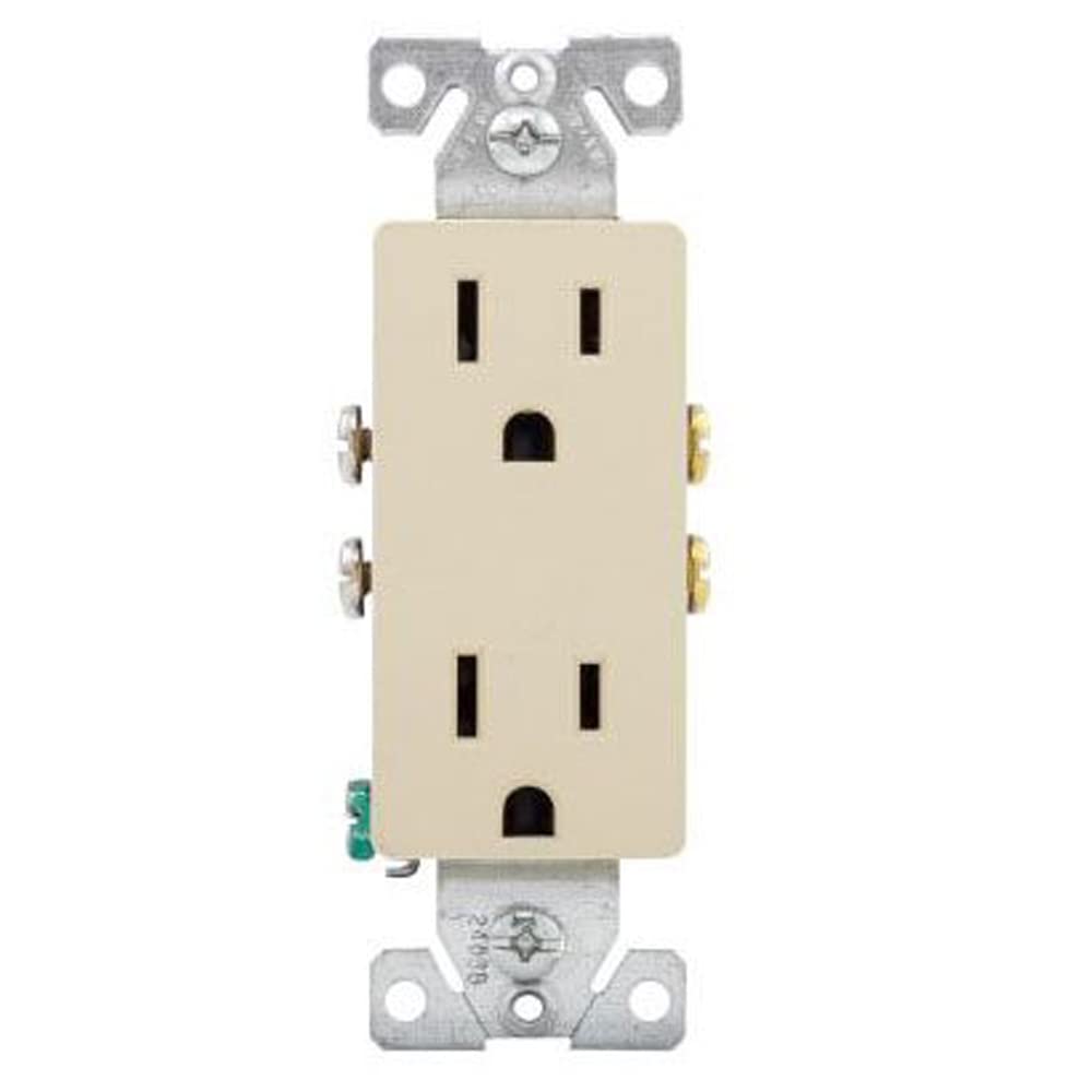 4K Ultra HD Decora Oultet Receptacle Wall Socket Wi-Fi Pinhole Nanny Spy Camera - 120V AC Wired Uses