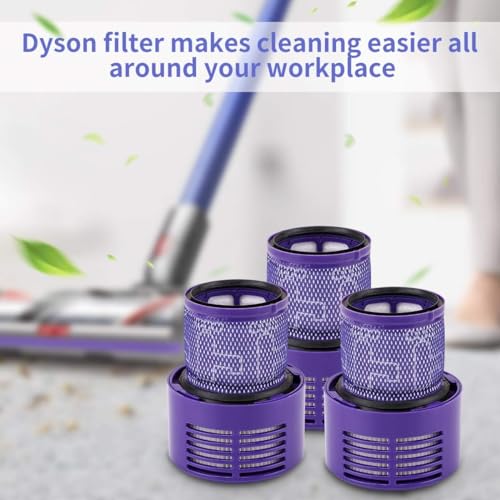 Dyson V10 Filters, 3 Pack Dyson V10 Filters for Cyclone Series, V10 Absolute, V10 Animal, V10 Total Clean, 969082-01.(3 Pack) - Image 4