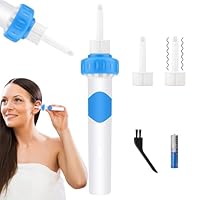 Wudajie Ohrenschmalz Entferner Sauger Elektrisch Sanftes Ohrenschmalzentfernungs,Ohrenreiniger Oroclear Ohrenschmalz-Sauger, Tragbares Ohrenschmalz Sauger für Erwachsene, Kinder und ältere Me