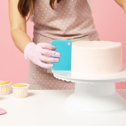 Riccle Piping Bags and Tips Set, 11.8 Inch 100 Anti Burst Piping Bags, 124 Pcs Cake Decorating Kit with 16 Piping Tips, 1 Reusable Pastry Bags, 3 Cake Scrapers, 2 Couplers, and 2 Icing Bags Ties image 6