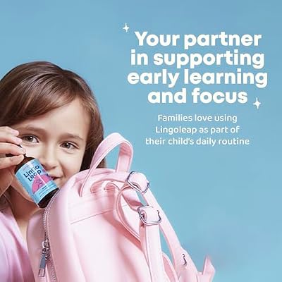 JoySpring LingoLeap Liquid Kids Formula with Zeolite Clinoptilolite, Methylated B12 & Vitamin D3 | Gentle Daily Support for Kids Wellness | Ages 3+ | (1fl oz) 30 Servings