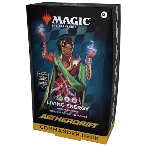 Mazo de Commander de Aetherdrift, de Magic: The Gathering - Energía Viviente (Versión en Inglés) | Ya disponible en tu tienda friki favorita! En mundofriki.es!