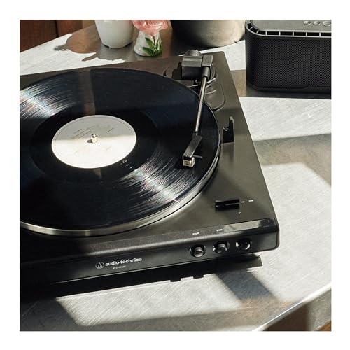 image for Audio-Technica AT-LP60XBT Bluetooth Stereo Turntable (Black) Bundle wi