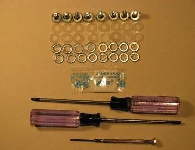 Xbox 360 Repair Kit XCLAMP 3 Red Light Fix X-Clamp RROD Red Ring - Hardware Stars Thermal Paste T8 T10 Handled Torx Screwdrivers & Custom Precision Screwdriver