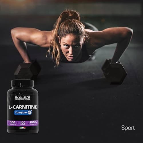 Bandini® L-CARNITINE Carnipure® | 100 Vegan Tablets 100 Days | High Strength L Carnitine Tartrate Supplement | Reduces Tiredness & Fatigue | Energy & Metabolism Support | Pre-Workout Formula 1000mg - Image 5