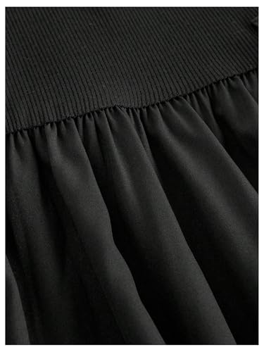 Floerns Girl's Sleeveless Ruffle Hem Swing Fit and Flare Tank Dress with Belt4