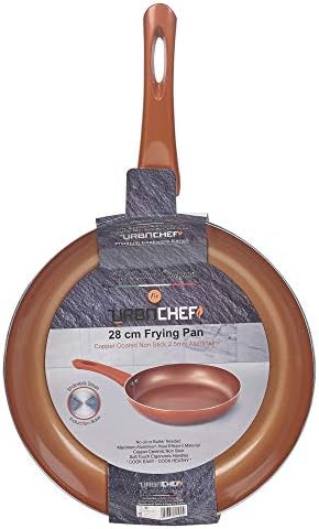 Non Stick Ceramic Induction Casserole Dish Stockpot Pot Soup Stew Pan Glass Lid (Rose Gold Marble, 24cm)