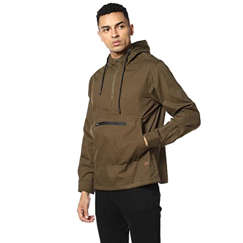 Image of Campus Sutra Men Polyester Standard Length Jacket