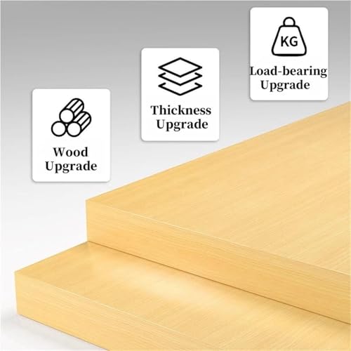 Étagère de bureau en bois multifonctionnelle pour optimiser le rangement mural - 5