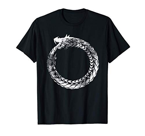 Ouroboros Serpent Dragon Ancient Egyptian Greek Symbol T-Shirt