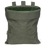 Tactical Bag for Foraging Airsoft Lightweight Molle Roll up Dump Pouch 500D Nylon Collection Pouch M