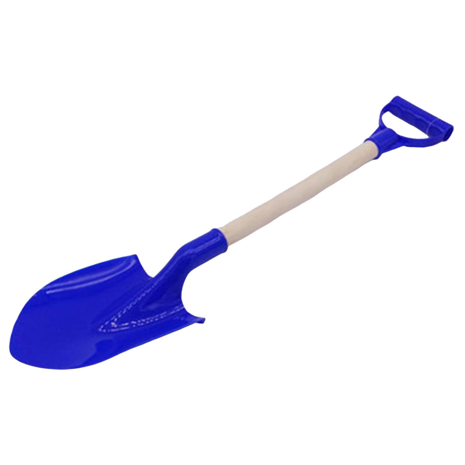 21.3inch Long Kids Beach Sand Shovels Toys Gardening Tools Kit Sandbox Sturdy Durable Wood Handle ABS Plastic For Garden Sand Backyard Summer Kids Adults (Blue, 54·11·5cm)