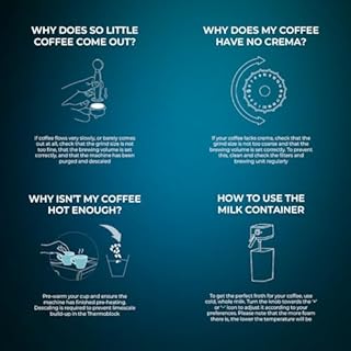 Cecotec Macchina da Caffè Espresso Barista Power Espresso 20 Barista Grind & Latte. 1350W, 20 Bar, Macinino Conico, Serbatoio Acqua 2.6L, 100g Caffè e 500ml Latte, Schermo Tattile, Autopulizia