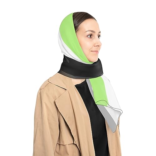 Agender Flag Poly Scarf2