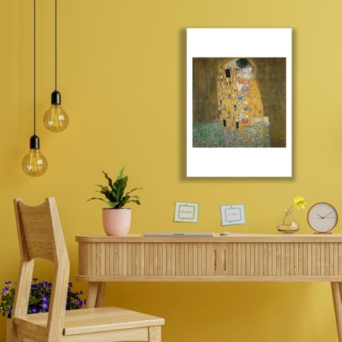 Gustav Klimt The Kiss impression d'art cadeau idéal format moyen - 2