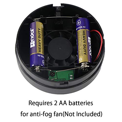 Sutekus M04 Máscara Airsoft para rosto completo caveira CS máscara com ventilador (2 fãs)