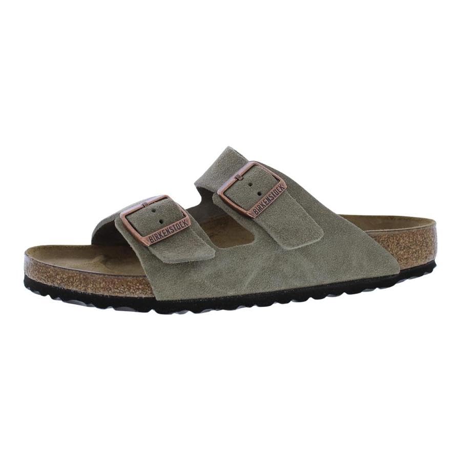 Image of Birkenstock Arizona Unisex Shoes Size 8, Color: Br Taupe-Beige