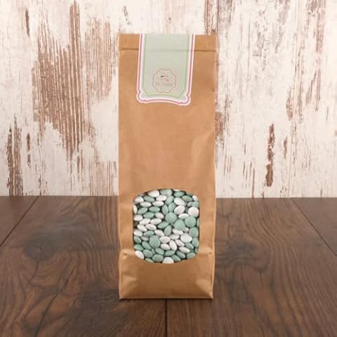 süssundclever.de® Bio Pfefferminz-Schokolinsen | 500 g | vegan | 50% Kakao | plastikfrei abgepackt in ökologisch-nachhaltiger Bio-Verpackung Cover