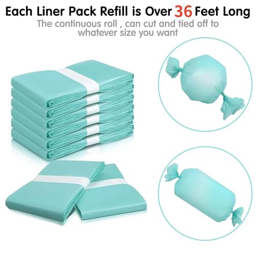 Pack 4 recambios de forros para contenedor de pañales Busch Systems miniatura 3