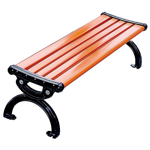 Banc de jardin aluminium léger facile à assembler pour terrasse