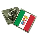 Hecha a Mano. Select Gifts Navy Ensign Militairy Italia Bandera Insignia de solapa Pouch