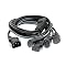 Câble Alimentation USB C Angle Droit Verrouillage DC 12V 3A Pour Hollyland Mars 400s, Atomos, SmallHD