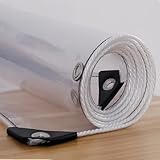 Plane Transparent mit ösen, 420g/m² PVC Transparent Plane Durchsichtige Abdeckplane für...