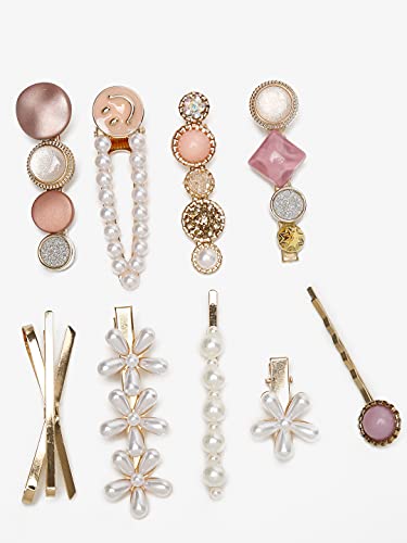 5pc Hair Pins & Clips Combo Set, Colourful Accessories