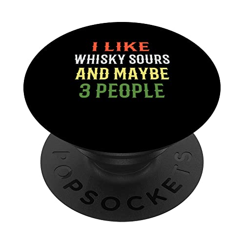 Amantes del whisky amargos. me gusta el whisky amargo y tal vez 3 personas PopSockets PopGrip Intercambiable