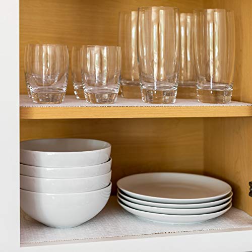 Duck 855145 Smooth Top Easyliner Non-Adhesive Shelf And Drawer Liner 12-Inch X 20-Foot, White, 2 Rolls #TOP3