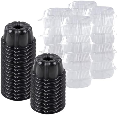 Khay nướng bánh cupcake bằng thép mạ silicon hình oval