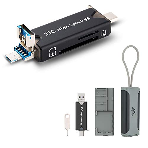 Lettore Schede JJC 3-in-1 USB Type-C | 3 Slot Per SD/Micro SD/NM | Velocità USB 3.0 Fino A 90 MB/s | Guscio Metallico - Foto 10