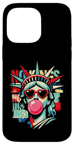 Resist Statue Liberty Cat Equality Retro Edgy Subtle Protest �X�}�z�P�[�X iPhone 14 Pro Max �p