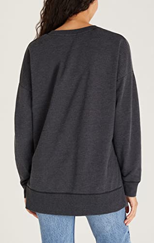 Z SUPPLY Women's V Neck Weekender Sweatshirt4