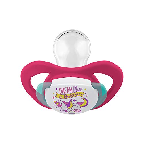 Chupeta Magia Silicone Tam 1 - Lillo, Rosa