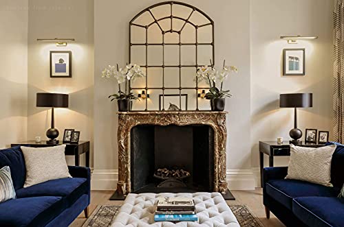 Leonlite Led Picture Light Fixtures 15.75 Inch, Cri90+, Swivel Full Metal Artwork Light With Adjustable Swing Arm, 8W, Plug-In & Hardwired Gallery Light, 3000K Warm White, Satin Nickel #TOP7