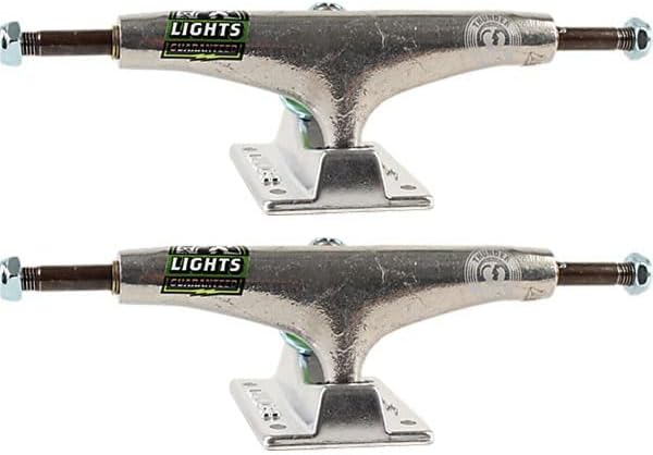 Thunder Trucks 147mm Polished II Lights Skateboard Trucks - 5.25" Hanger 8.0" Axle (Set of 2)