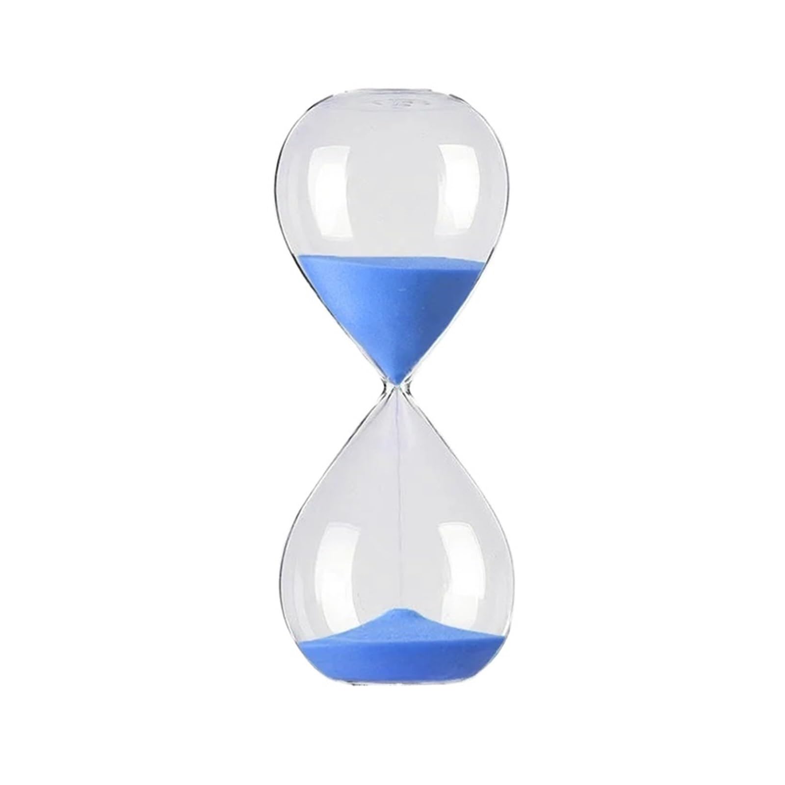 Hourglass Sand, Hourglass Sand Timer Glass Home Decor Desktop Ornament(Blue)