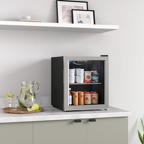 EdgeStar BWC71 18 Inch Wide 52 Can Capacity Extreme Cool Beverage Center - Stainless Steel