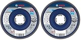 Bosch Professional 1x Fächerschleifscheibe X571 Best for Metal X-LOCK (für Metall...