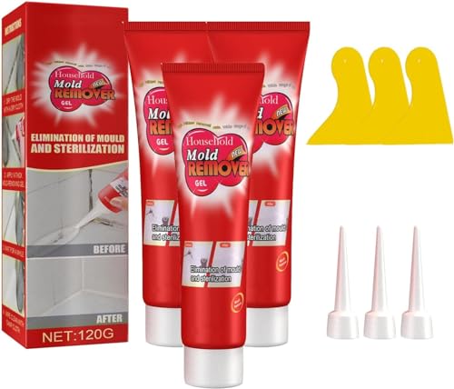 IFFANY Zirvix Gel de eliminación de Moho Gel de eliminación de Moho para el hogar Limpiador de baño para eliminación de Moho Adecuado para Lavadora, refrigerador, Ducha de baño