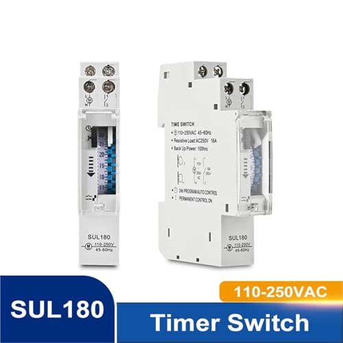 Minuteur SUL180 stop au gaspillage energetique interrupteur programmable DIN