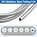 uxcell Stainless Steel Tubing Coil, 1/4