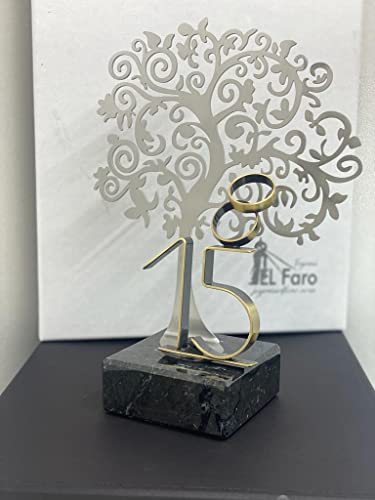 JOYERÍA EL FARO | 15 aniversario boda | Aniversario 15 años | Grabado personalizado | Presentación en estuche premium | Celebra 15 años de amor juntos