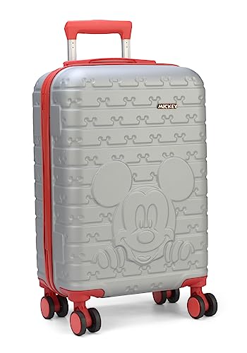 Mala de Viagem Infantil Mickey Mouse Licenciada - MF10405MY (Prata)
