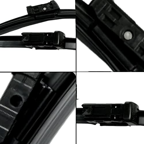 Image of Oshotto Frameless (O.E.M Type) Wiper Blades Compatible with Ford Endeavour New (24 inch / 15 inch)